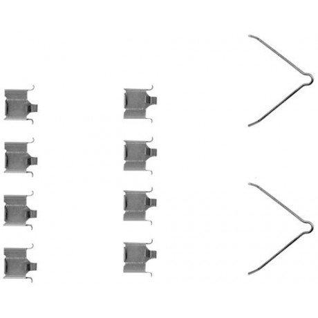 109-1166 QUICK BRAKE Планка супорта прижимна