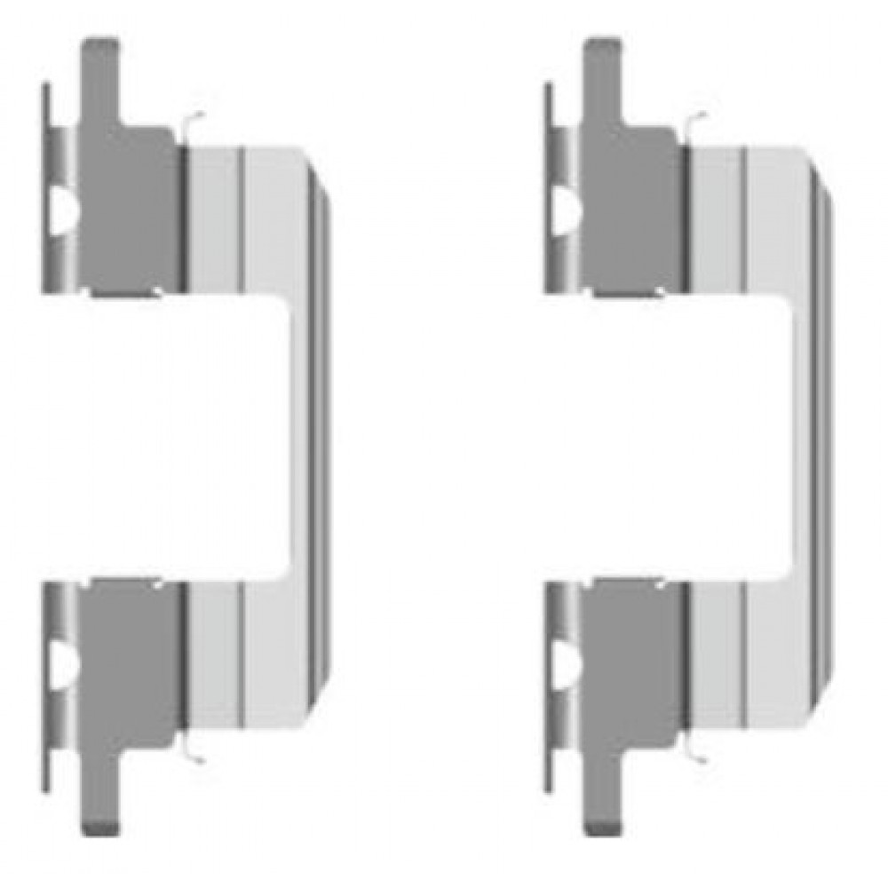 109-1672 QUICK BRAKE Планка супорта прижимна
