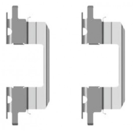 109-1672 QUICK BRAKE Планка супорта прижимна
