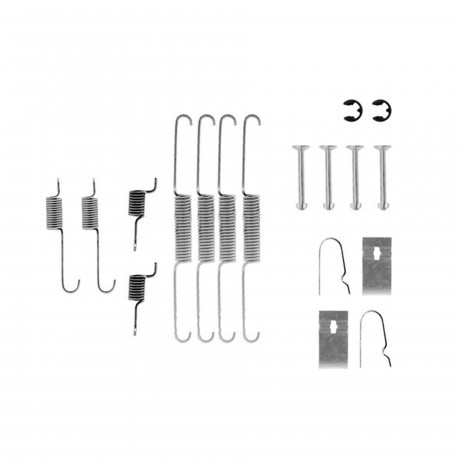 105-0636 QUICK BRAKE Комплект пружинок колодок ручного гальма