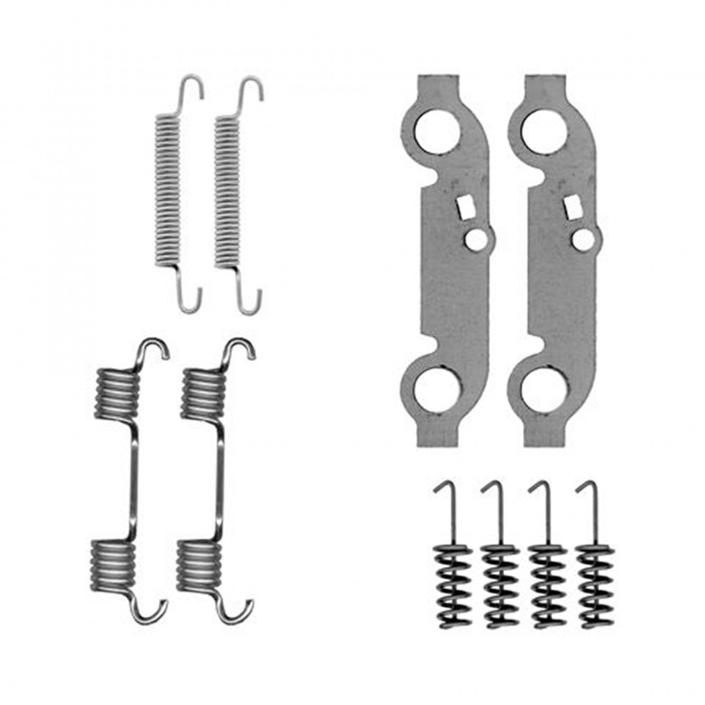 105-0537 QUICK BRAKE Комплект пружинок колодок ручного гальма