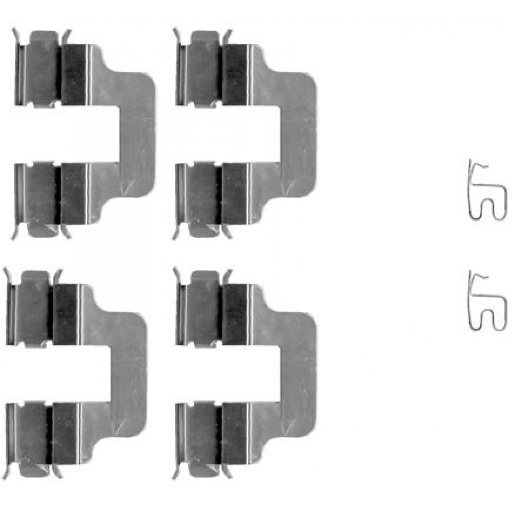 109-1245 QUICK BRAKE Планка супорта прижимна