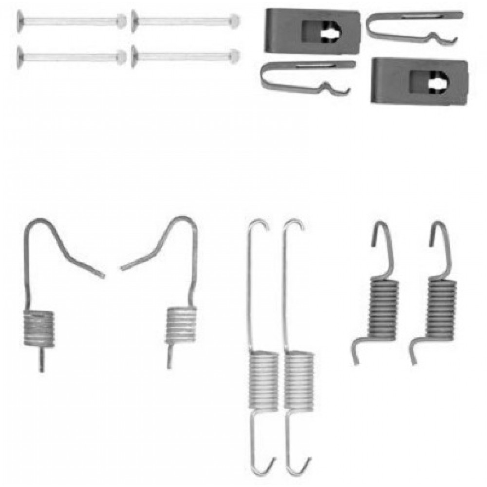 105-0898 QUICK BRAKE Комплект пружинок колодок ручного гальма