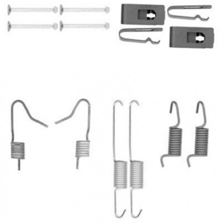 105-0898 QUICK BRAKE Комплект пружинок колодок ручного гальма
