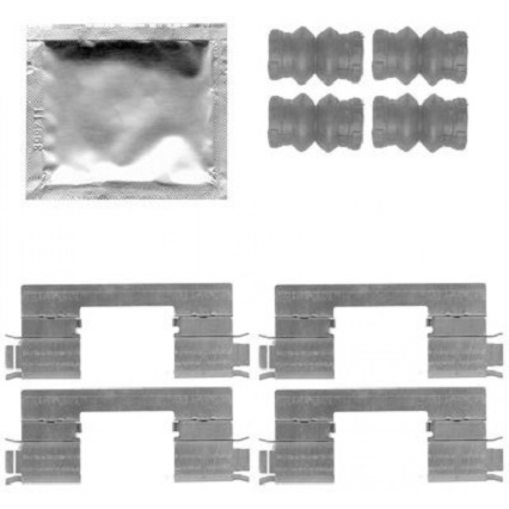 109-1798 QUICK BRAKE Планка супорта прижимна