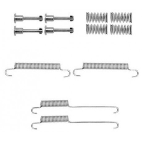 105-0892 QUICK BRAKE Комплект пружинок колодок ручного гальма