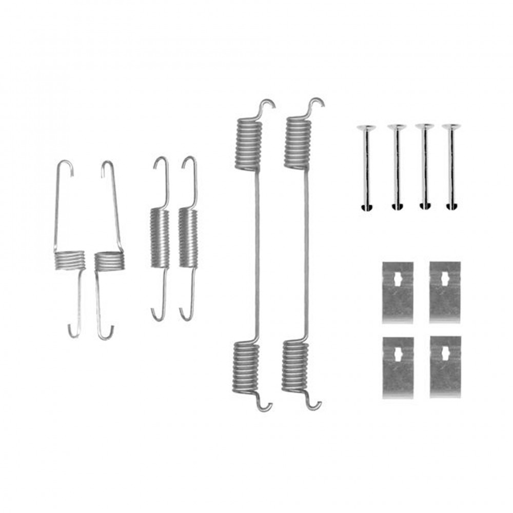 105-0859 QUICK BRAKE Комплект пружинок колодок ручного гальма