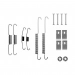 105-0842 QUICK BRAKE Комплект пружинок колодок ручного гальма 