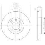 92010603 TEXTAR Диск гальмівний 