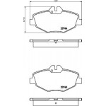 2374303 TEXTAR Гальмівні колодки до дисків 