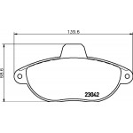 2304201 TEXTAR Гальмівні колодки до дисків 