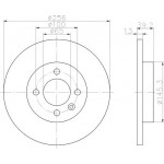 92041703 TEXTAR Диск гальмівний 