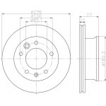 92131503 TEXTAR Диск гальмівний 