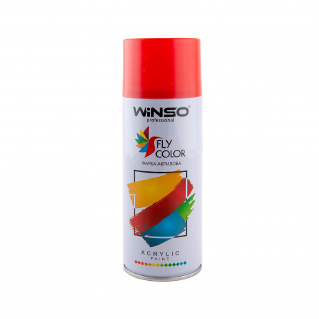 Фарба акрилова,Spray 450ml., червоний,(SIGNAL RED/RAL3001),12шт/уп.