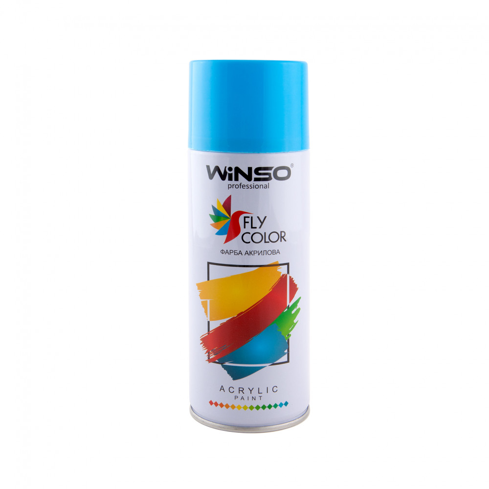 Фарба акрилова,Spray 450ml.,світло-голубий,(LIGHT BLUE/RAL5012),12шт/уп.