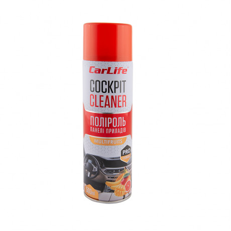 CARLIFE Поліроль панелі приладів Мультифрукт. Cockpit Cleaner 500ml (24шт/ящ)