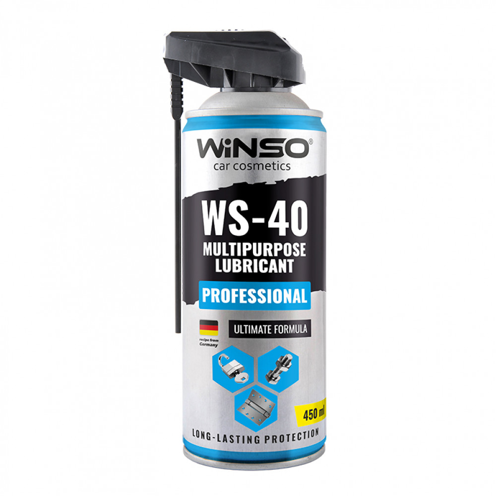 Змазка багатофункціональна PROFESSIONAL MULTIPURPOSE LUBRICANT WS-40 450ml. (24шт/ящ)