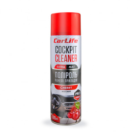 CARLIFE Поліроль панелі приладів Вишня. Cockpit Cleaner EXTRA MAT 500ml (24шт/ящ)