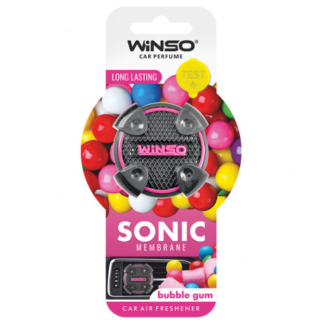 Освіжувач повітря Sonic, мембранний на дефлектор - Bubble Gum (18шт./ящ.)