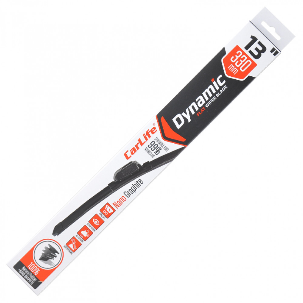 CARLIFE  Щітка склоочисника безкаркасна DYNAMIC 13/330 мм (1шт)