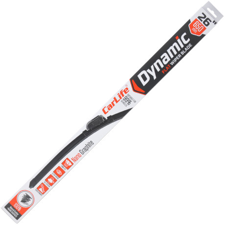 CARLIFE  Щітка склоочисника безкаркасна DYNAMIC 26/650 мм (1шт)