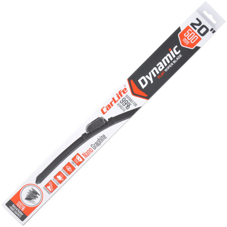 CARLIFE  Щітка склоочисника безкаркасна DYNAMIC 20/500 мм (1шт)