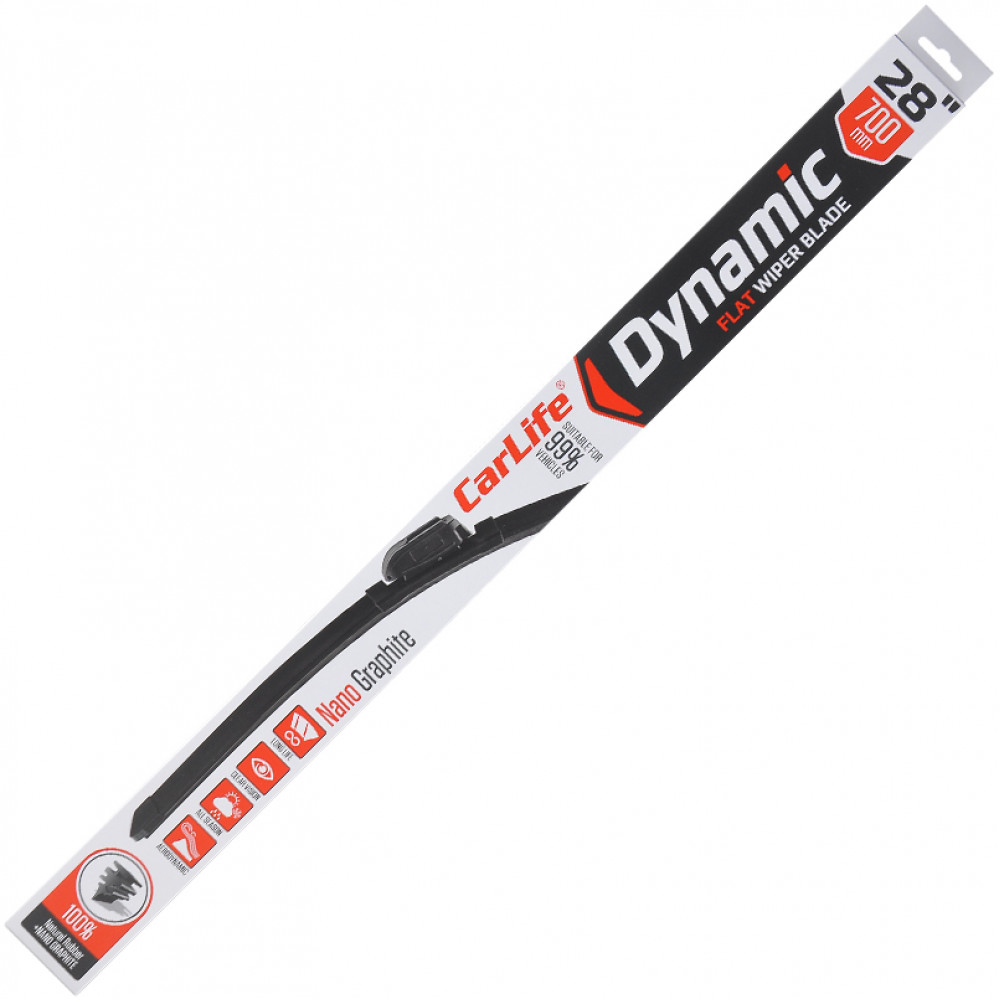 CARLIFE  Щітка склоочисника безкаркасна DYNAMIC 28/700 мм (1шт)