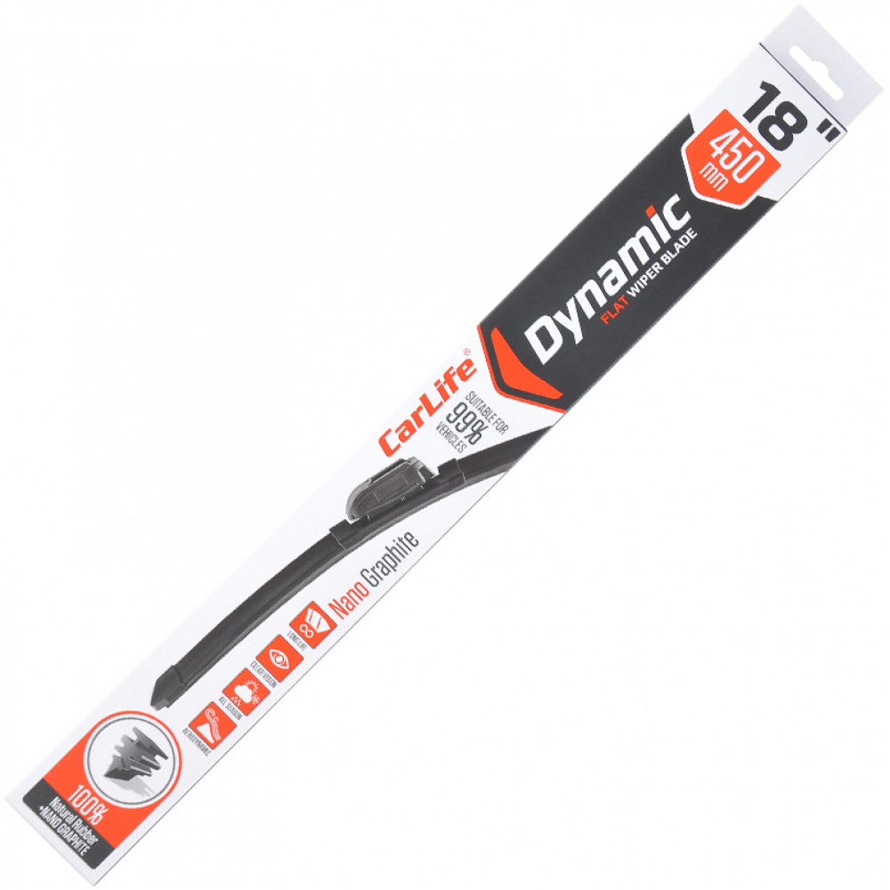 CARLIFE  Щітка склоочисника безкаркасна DYNAMIC 18/450 мм (1шт)