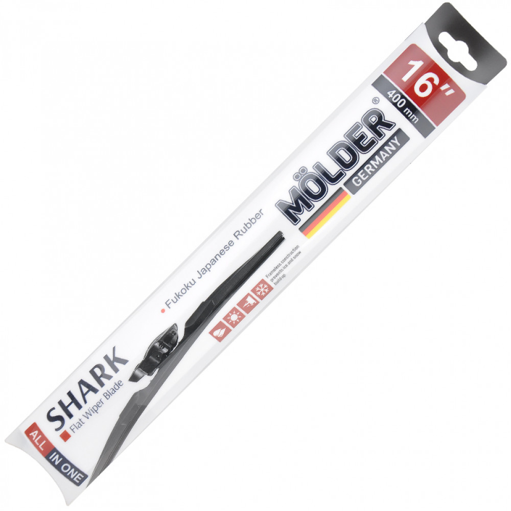 MOLDER Щітка склоочисника безкаркасна SHARK 16/400 мм (10/60)