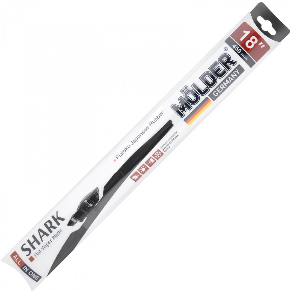 MOLDER Щітка склоочисника безкаркасна SHARK 18/450 мм (10/60)