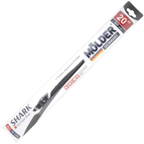 MOLDER Щітка склоочисника безкаркасна SHARK 20/500 мм (10/60)