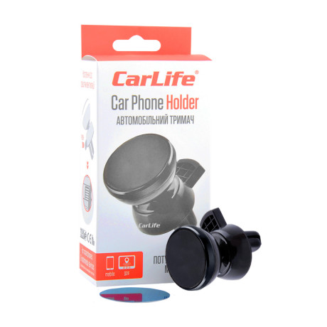 CARLIFE Тримач мобільного телефону,автомобільний магнітний на дефлектор(200шт./ящ.)