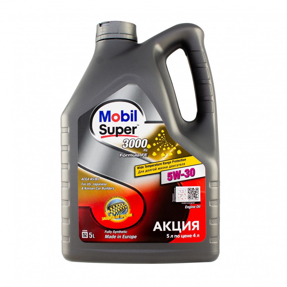 Mobil Super 3000 X1 Formula FE 5W-30 5Lx4 (T)