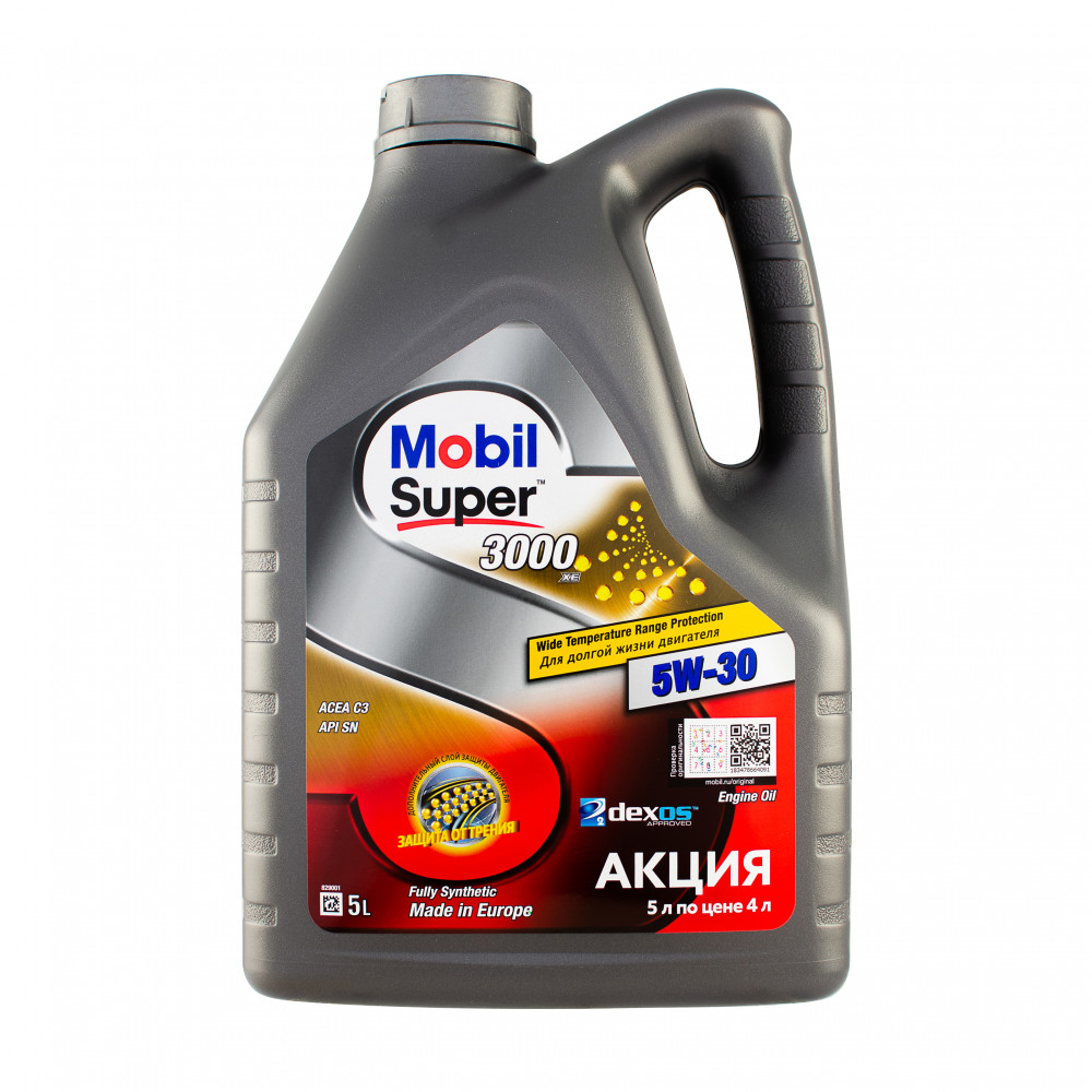 Mobil Super 3000 XE 5W-30 5Lx4 (T)