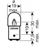 5626 OSRAM ЛАМПА 24V 5W BA15d FS STANDARD 