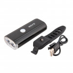 GREY'S Велосипедна фара LED 8 режимів роботи, IPX4, microUSB, кріплення на кермо (10/50шт/уп) 