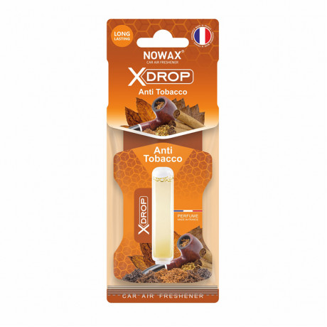 NOWAX Ароматизатор целюлозний з капсулою Nowax серія X Drop - Anti Tobacco (25шт/ящ)