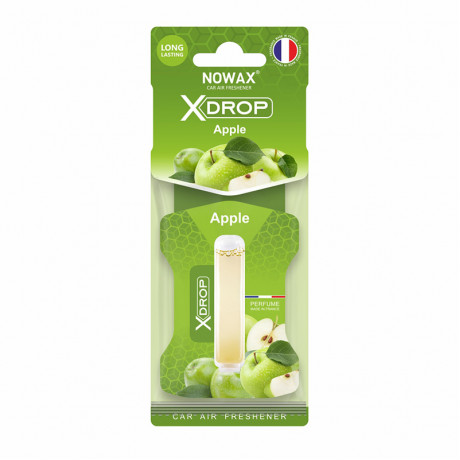NOWAX Ароматизатор целюлозний з капсулою Nowax серія X Drop - Apple (25шт/ящ)