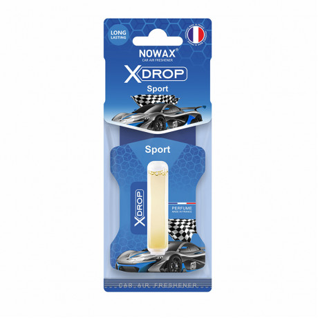 NOWAX Ароматизатор целюлозний з капсулою Nowax серія X Drop - Sport (25шт/ящ)