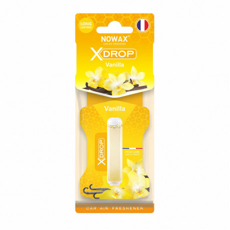 NOWAX  Ароматизатор целюлозний з капсулою Nowax серія X Drop - Vanilla (25шт/ящ)