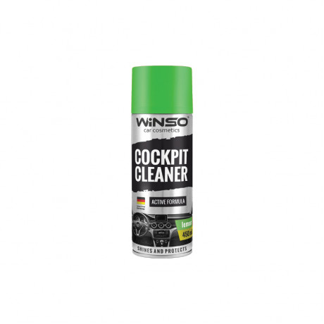 Поліроль для панелі приладів WINSO Cockpit Cleaner 450ml, лимон (12шт/ящ)