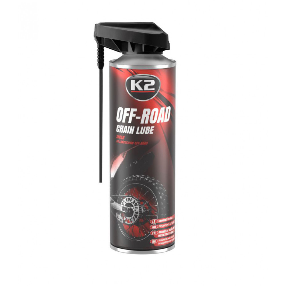 K2 CHAIN LUBE 500ml Змазка для ланцюгів (аерозоль) NEW х24