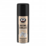 K2 WHITE GREASE PTFE 400ML Мастило-спрей багатоцільове проникаюче (аерозоль) NEW х12  K2 WHITE GREASE PTFE 400ML Мастило-спрей багатоцільове проникаюче (аерозоль) NEW х12