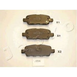 51154 JAPKO-Колодки гальмівні дискові 