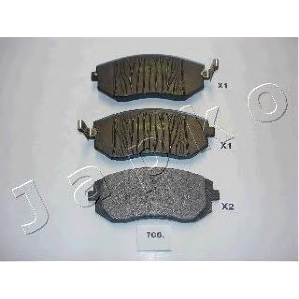 50706 JAPKO-Колодки гальмівні дискові передні