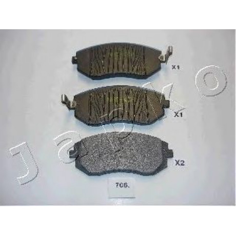 50706 JAPKO-Колодки гальмівні дискові передні