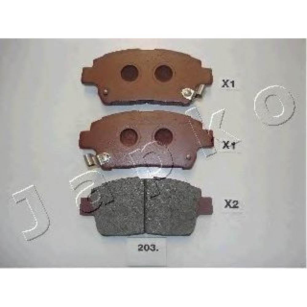 50203 JAPKO-Колодки гальмівні дискові передні