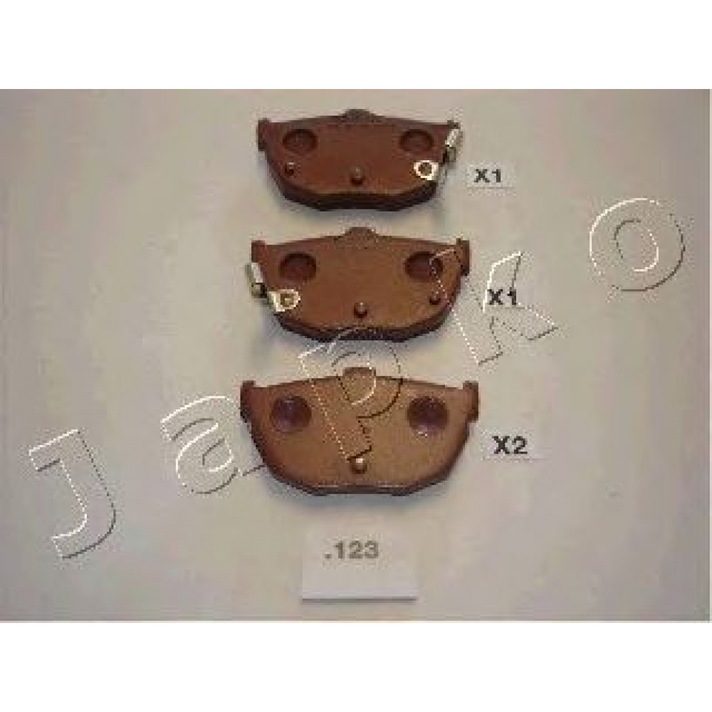 51123 JAPKO-Колодки гальмівні дискові задні (syst-MAN)