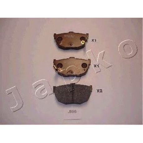 51595 JAPKO-Колодки гальмівні дискові