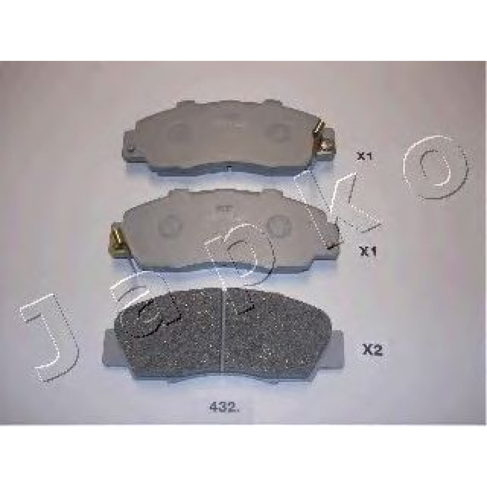50432 JAPKO-Колодки гальмівні дискові передні